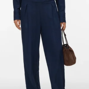 Pantalón recto irine - blazer azul marino