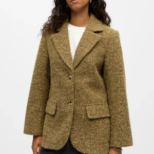 Celina l/s lo jaqueta - profundo liquen verde