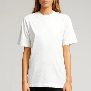 Camiseta de gran tamaño - Melange gris claro