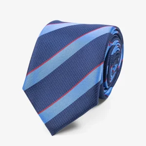 Corbata - azul marino/azul/rojo