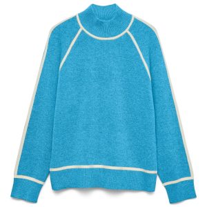 Jersey dorado con cuello alto -Alaskan Blue W. Birch