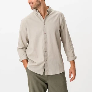 Camisa de lino - arena