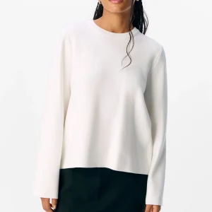 Jersey Reynard con cuello redondo - Cloud Dancer