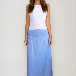 Falda del anillo de Smock Linn - Marina White