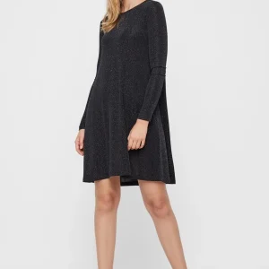 Sparkle Mini Dress - Negro