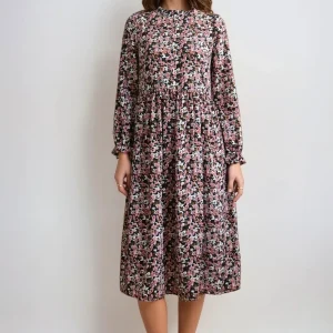 Vibrooks Vestido de manga larga - Rosa