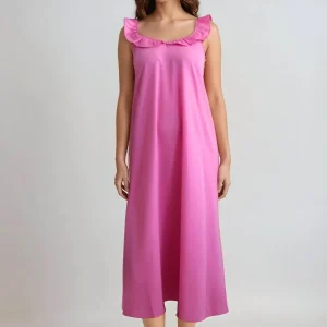 Vestido de zora midi - rosa