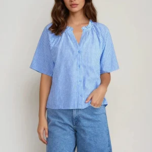 Top Linn Frill - Marina White