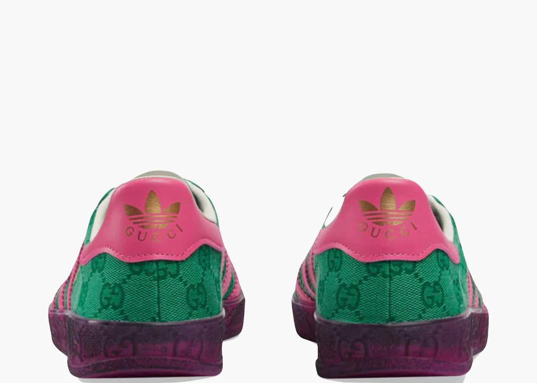 Adidas x Gucci Gazelle Green GG Monogram - Imagen 3