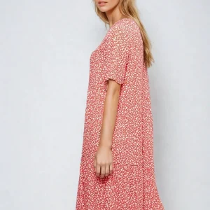 Vestido de Anna Midi - Rojo