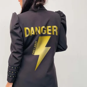 Blazer Abullonada Tachuelas Danger