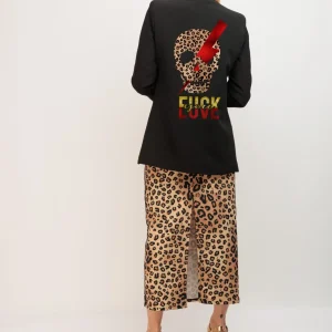 Blazer Smoking Leopard Skull