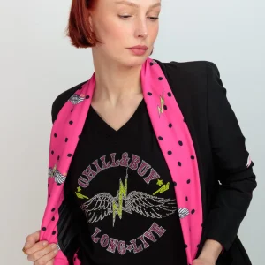 Camiseta Plumas Alas Strass