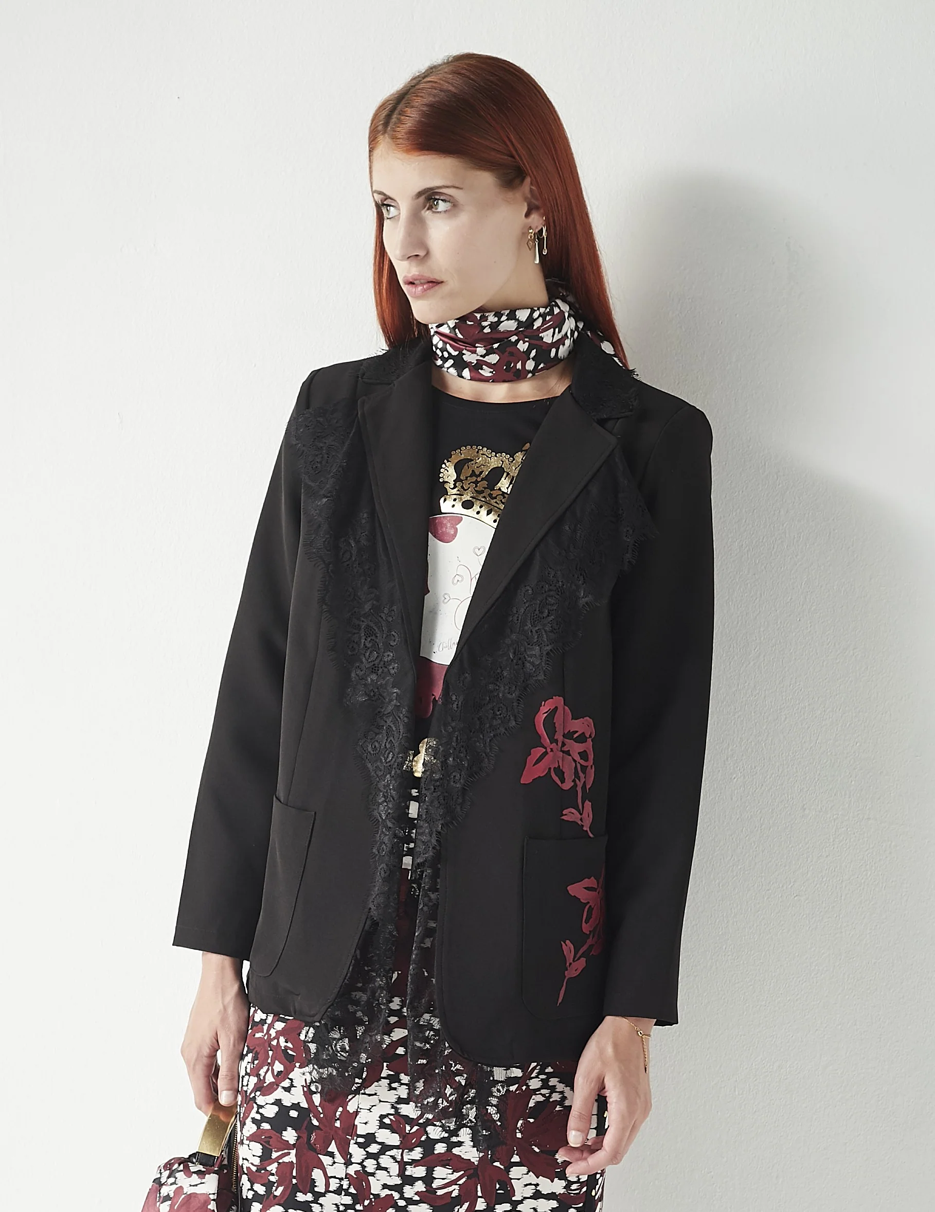 Blazer Lace Skull Dots - Imagen 4