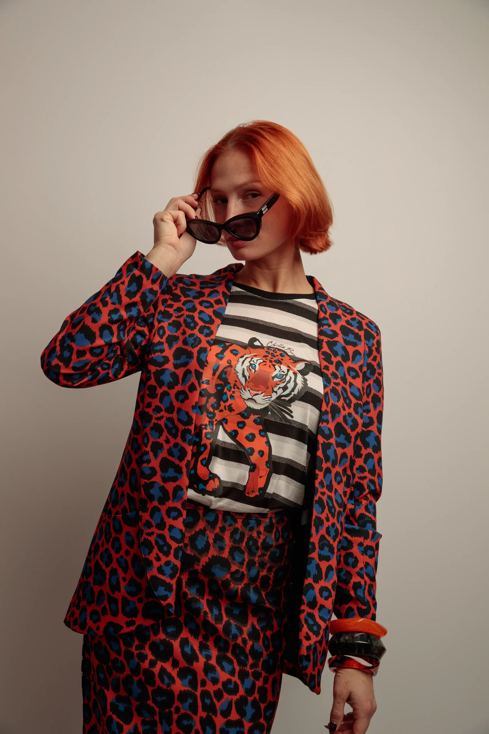 Blazer Smoking Caye Azul - Imagen 3