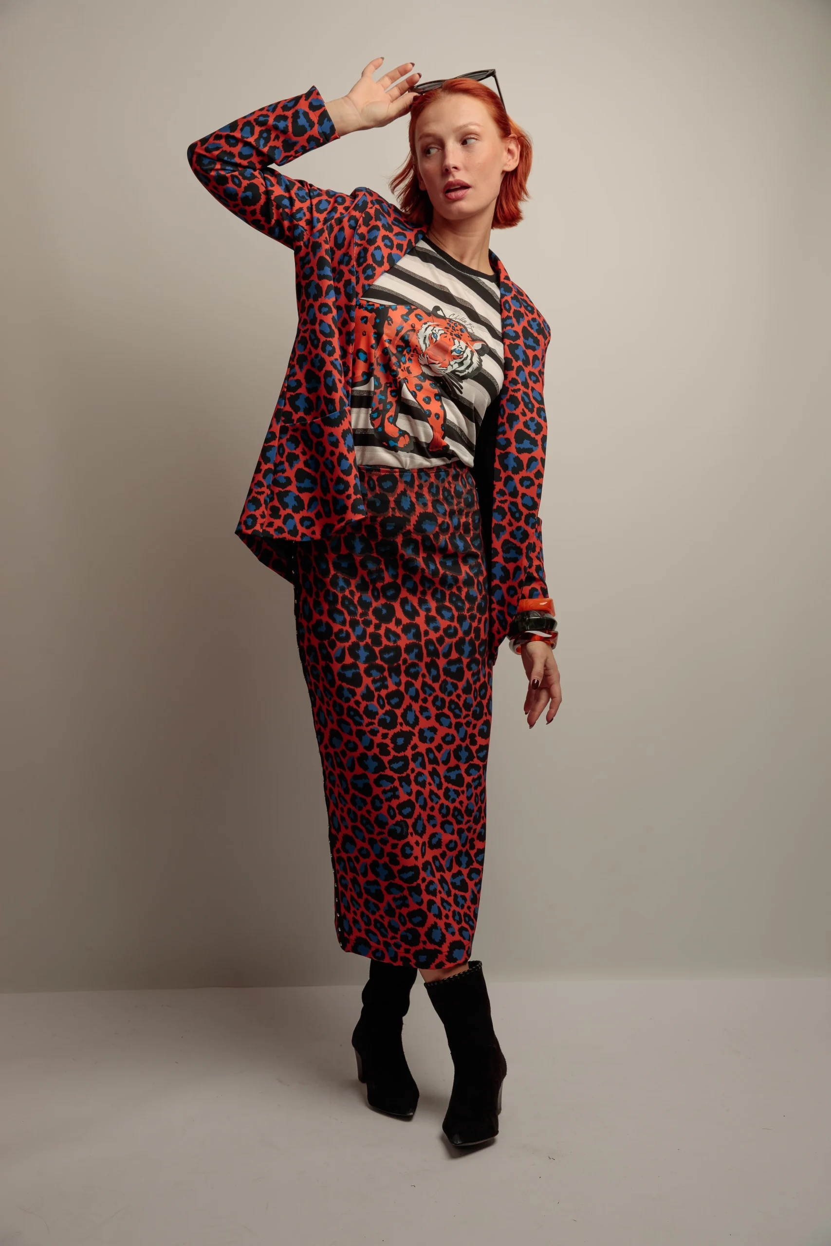 Blazer Smoking Caye Azul - Imagen 4