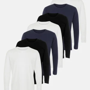 Basic Camiseta de manga larga - paquete (7 pcs).