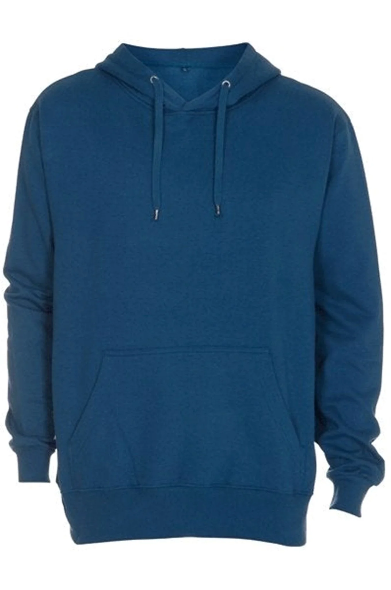 Sudadera con capucha básica - Azul de gasolina - Imagen 6