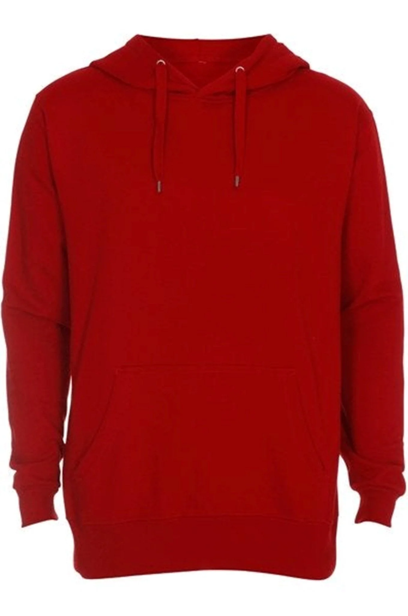 Sudadera con capucha básica - rojo - Imagen 4