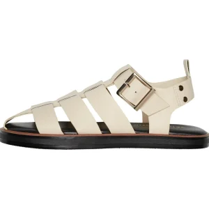 Sandalia de cuero Gitta - avena