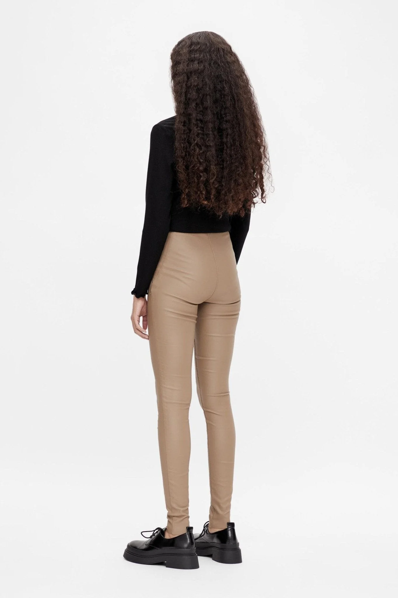 Leggings recubiertos de Belle - Beige - Imagen 5