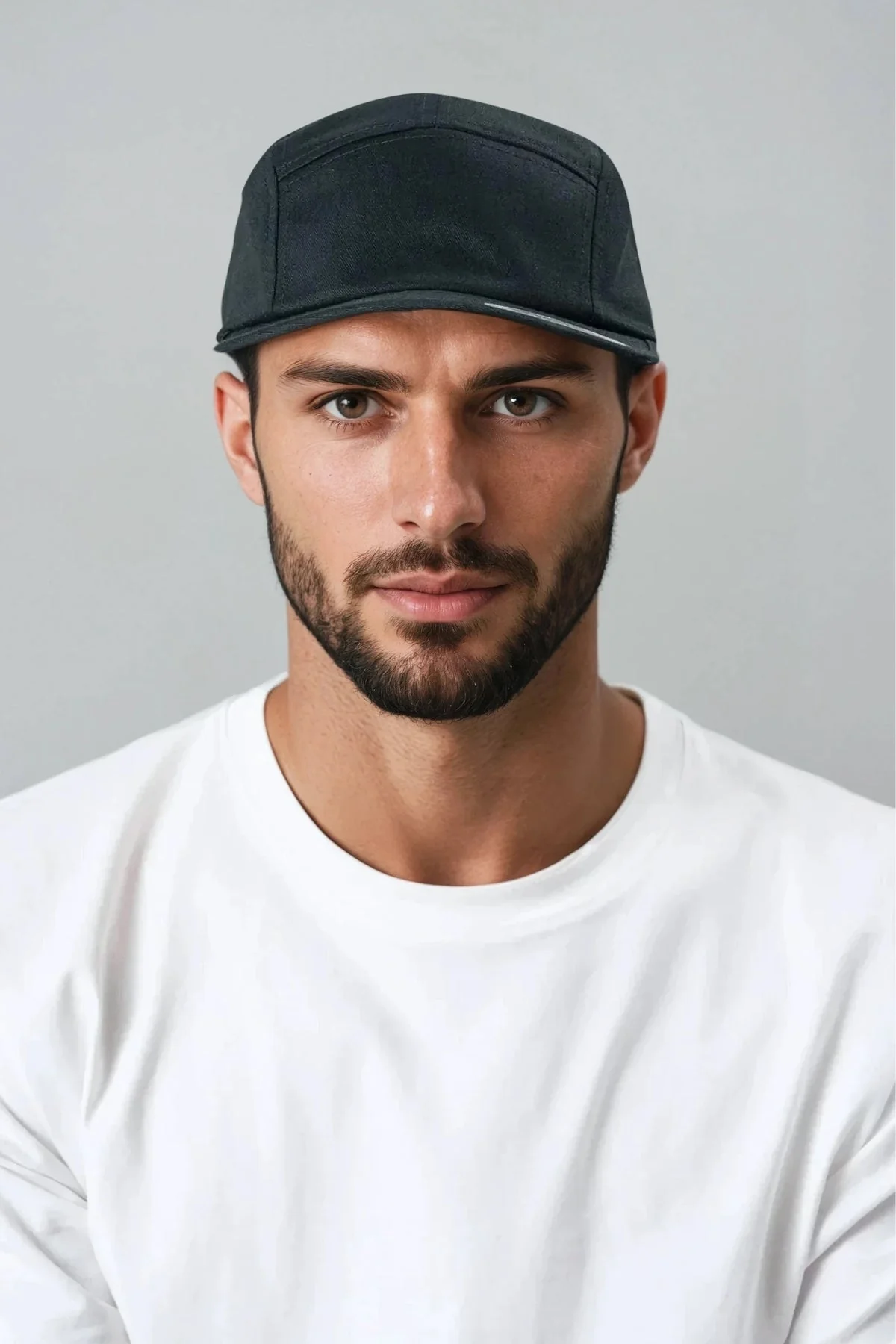 Gorra de 5 paneles - Negro