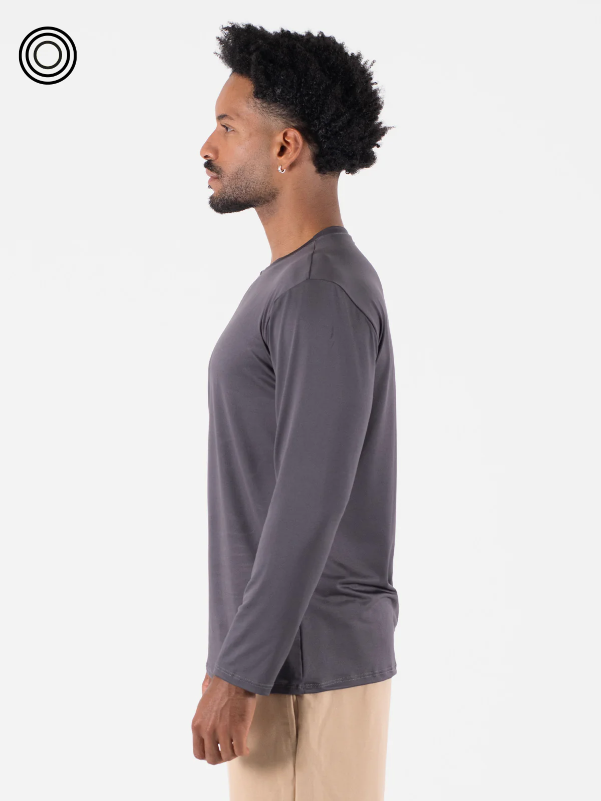 Buzo Basico Hombre gris oscuro - Imagen 3