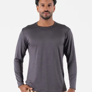 Buzo Basico Hombre gris oscuro