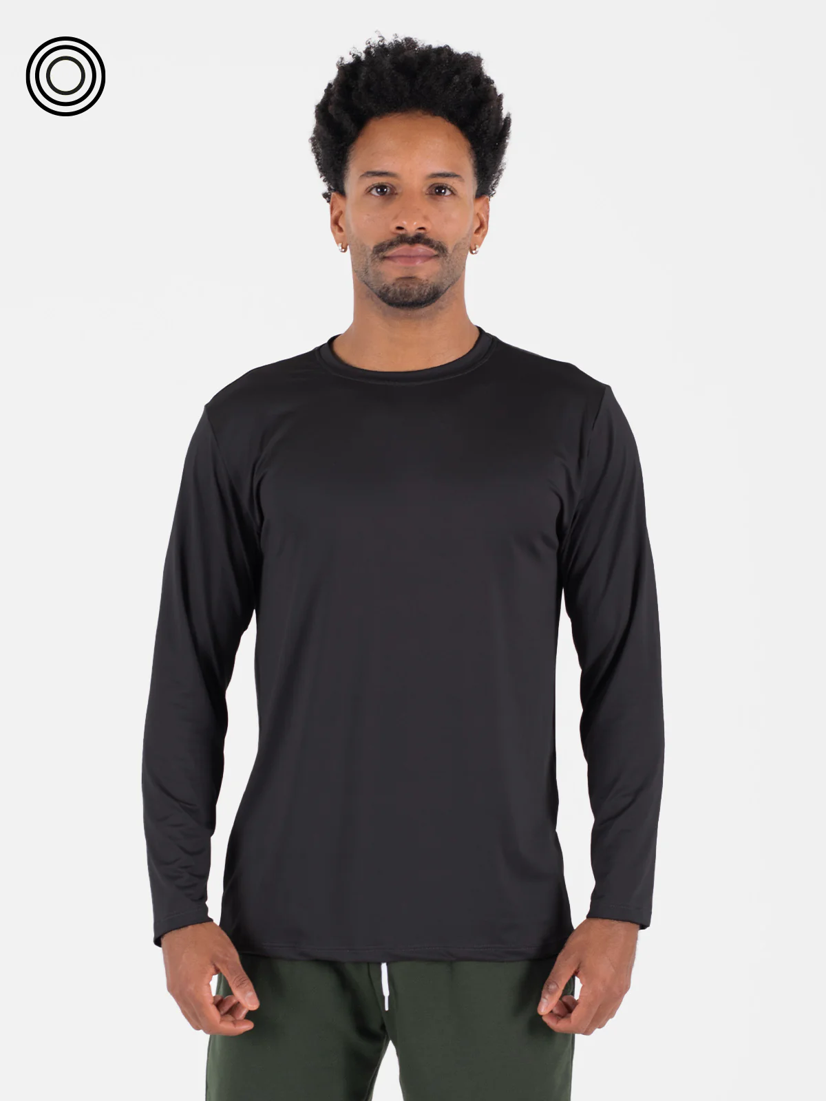 Buzo basico hombre negro