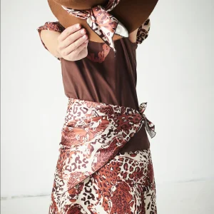 Falda Corta Tiger Brown