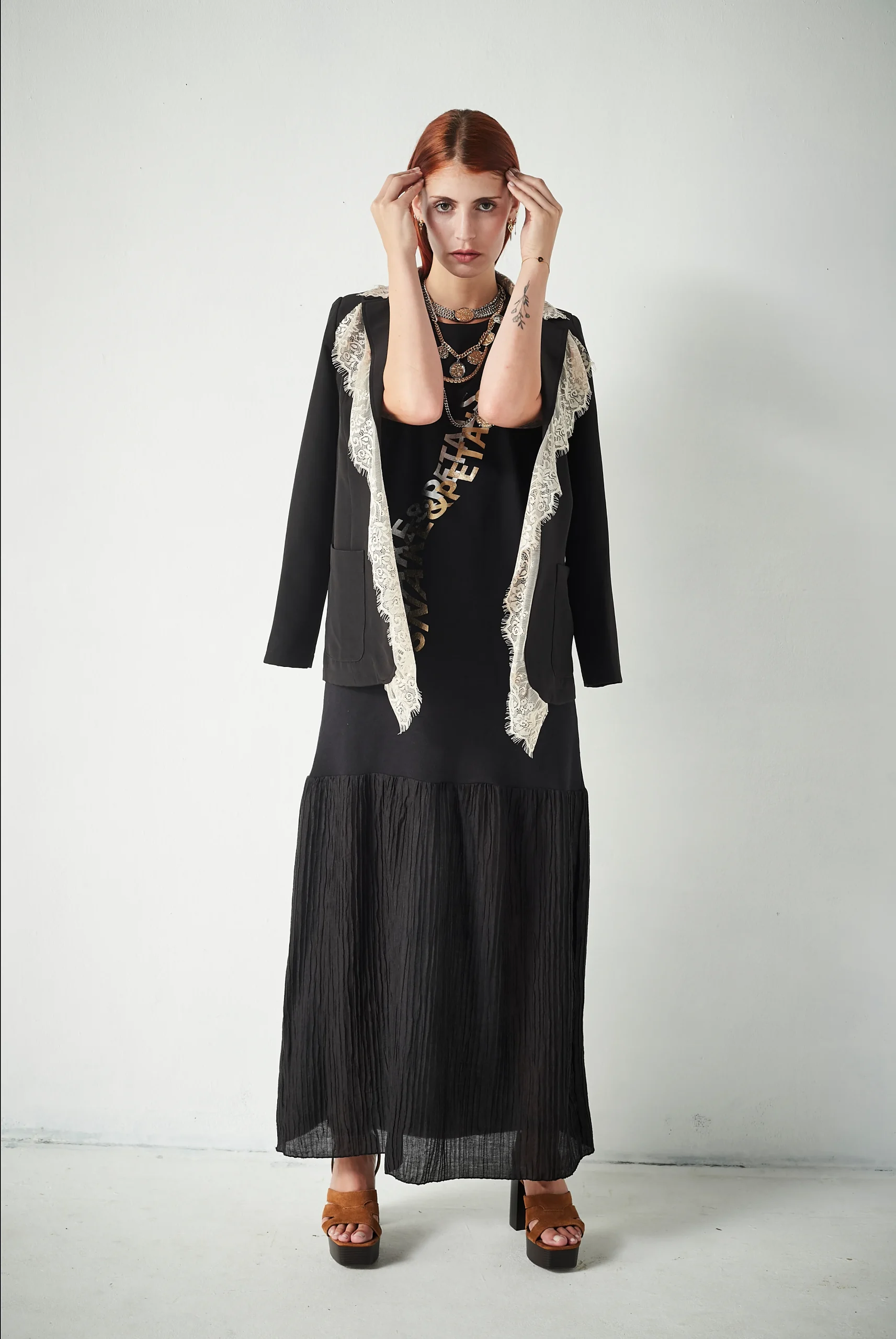 Blazer Lace Amazing Dorado