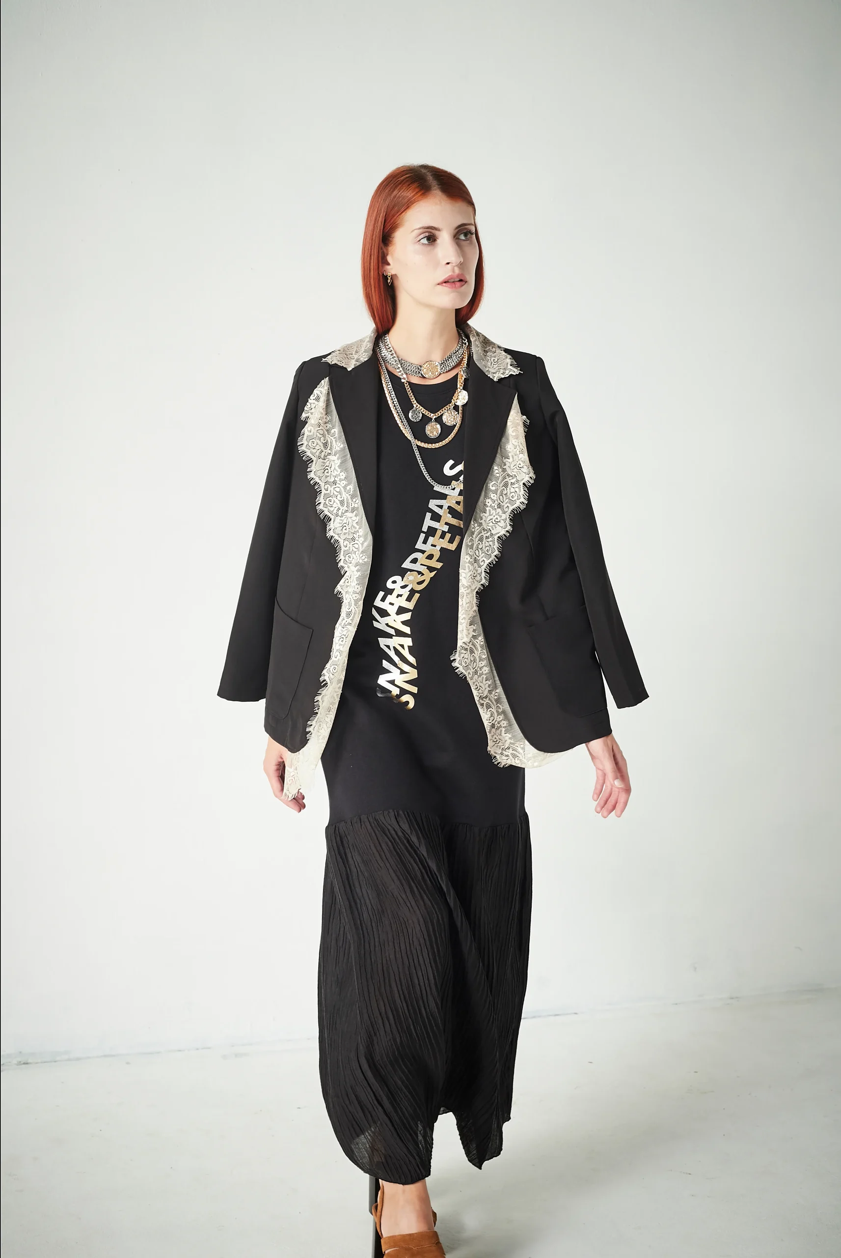 Blazer Lace Amazing Dorado - Imagen 3