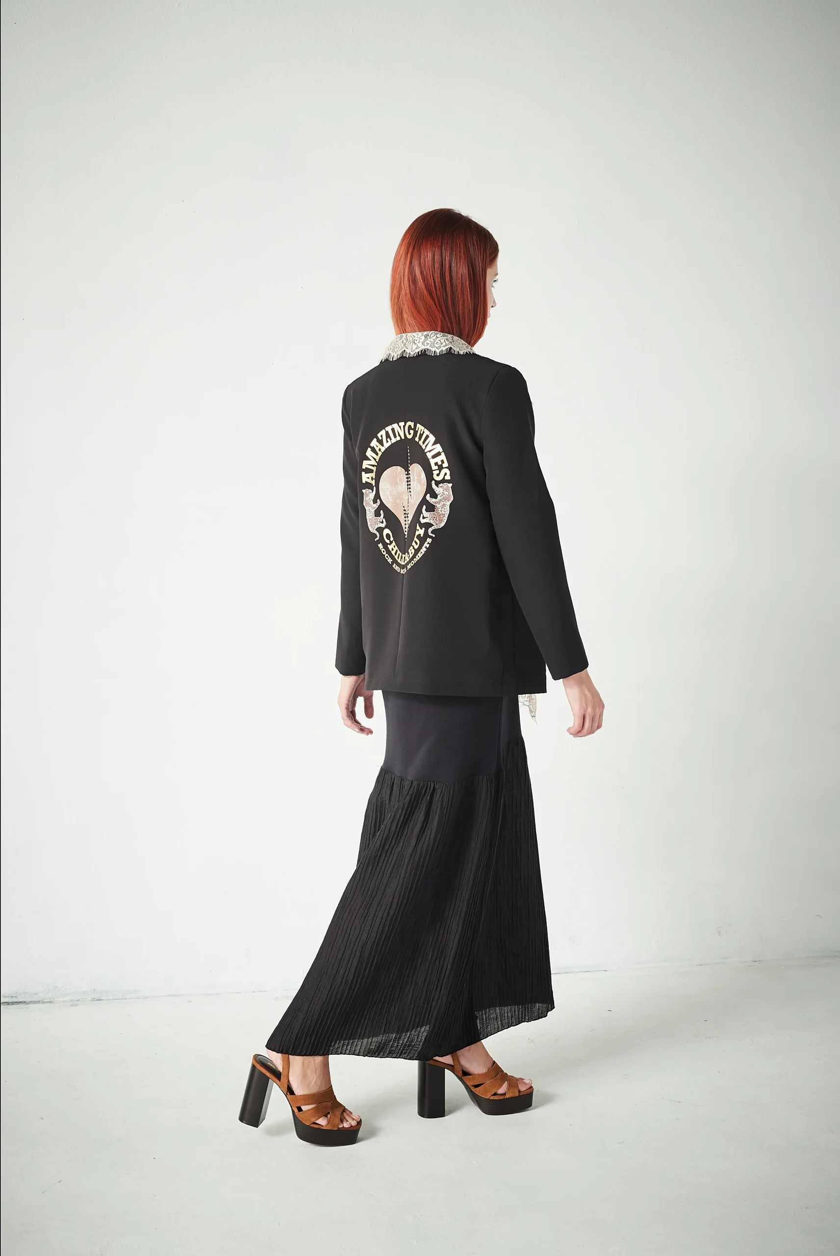 Blazer Lace Amazing Dorado - Imagen 4