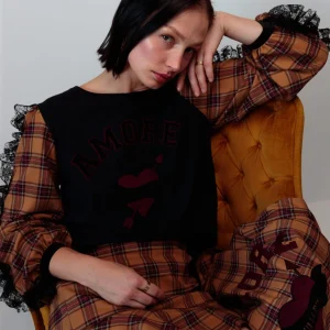 Camiseta Glam Amore Mostaza