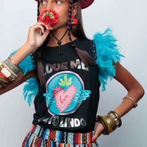 Camiseta Plumas LoveMe Cielito