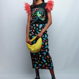 Camiseta Plumas Skull Tiger