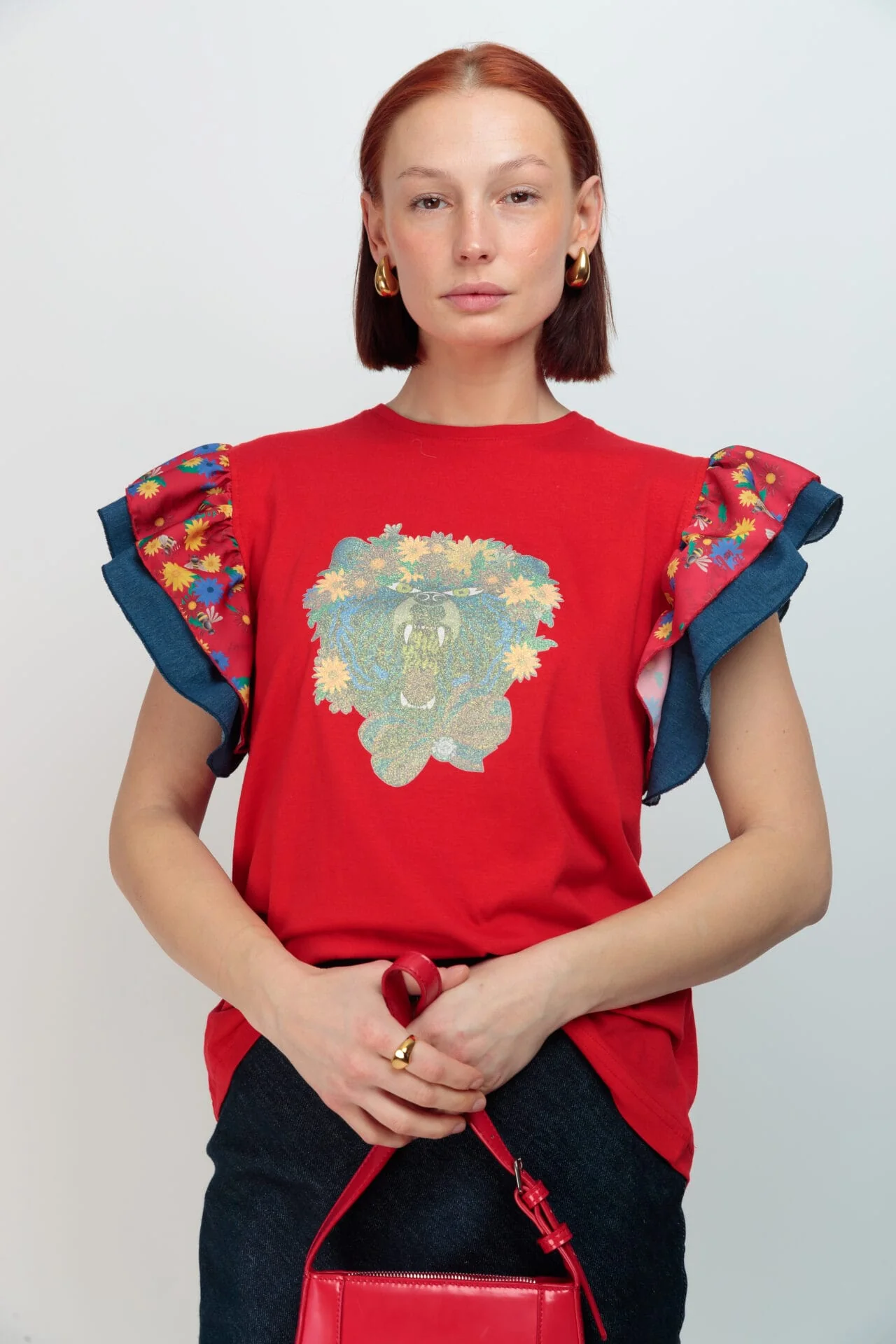 Camiseta Dua Oso Flores - Imagen 4