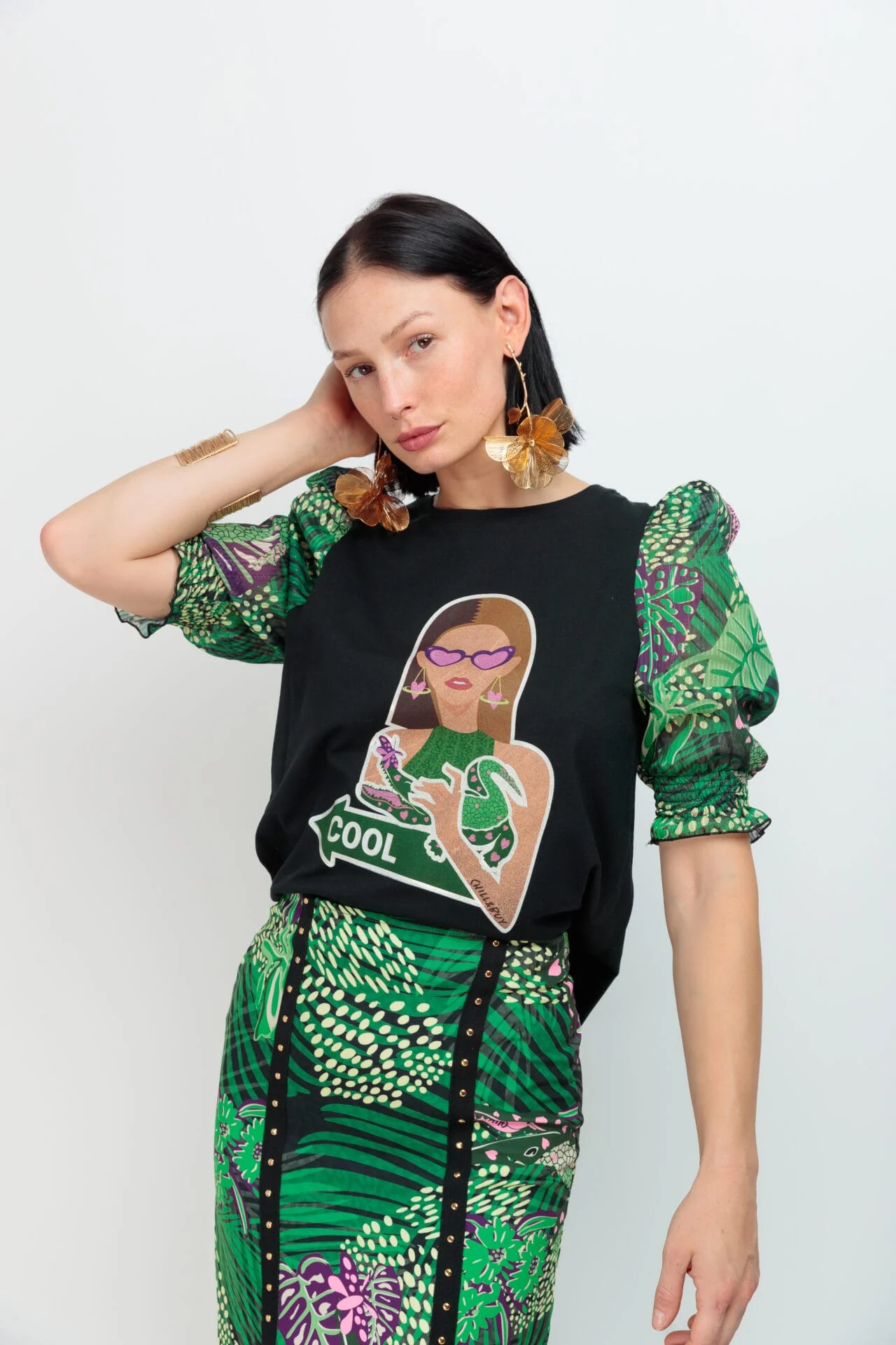 Camiseta Lira Girl Jungla
