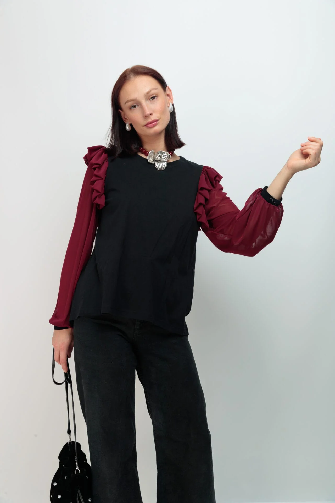 Camiseta Tulum Burgundy