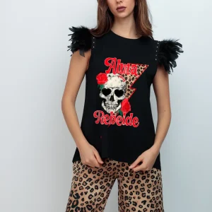 Camiseta Plumas Alma Rebelde