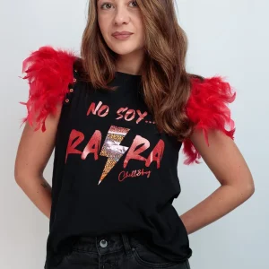 Camiseta Plumas Rara Rayo
