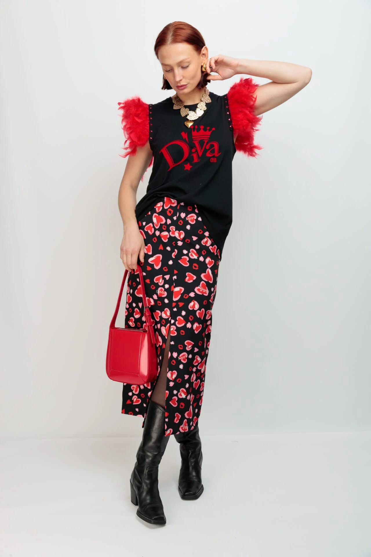 Camiseta Plumas Diva - Imagen 3