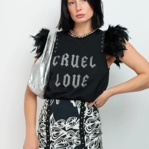 Camiseta Plumas Cruel Love