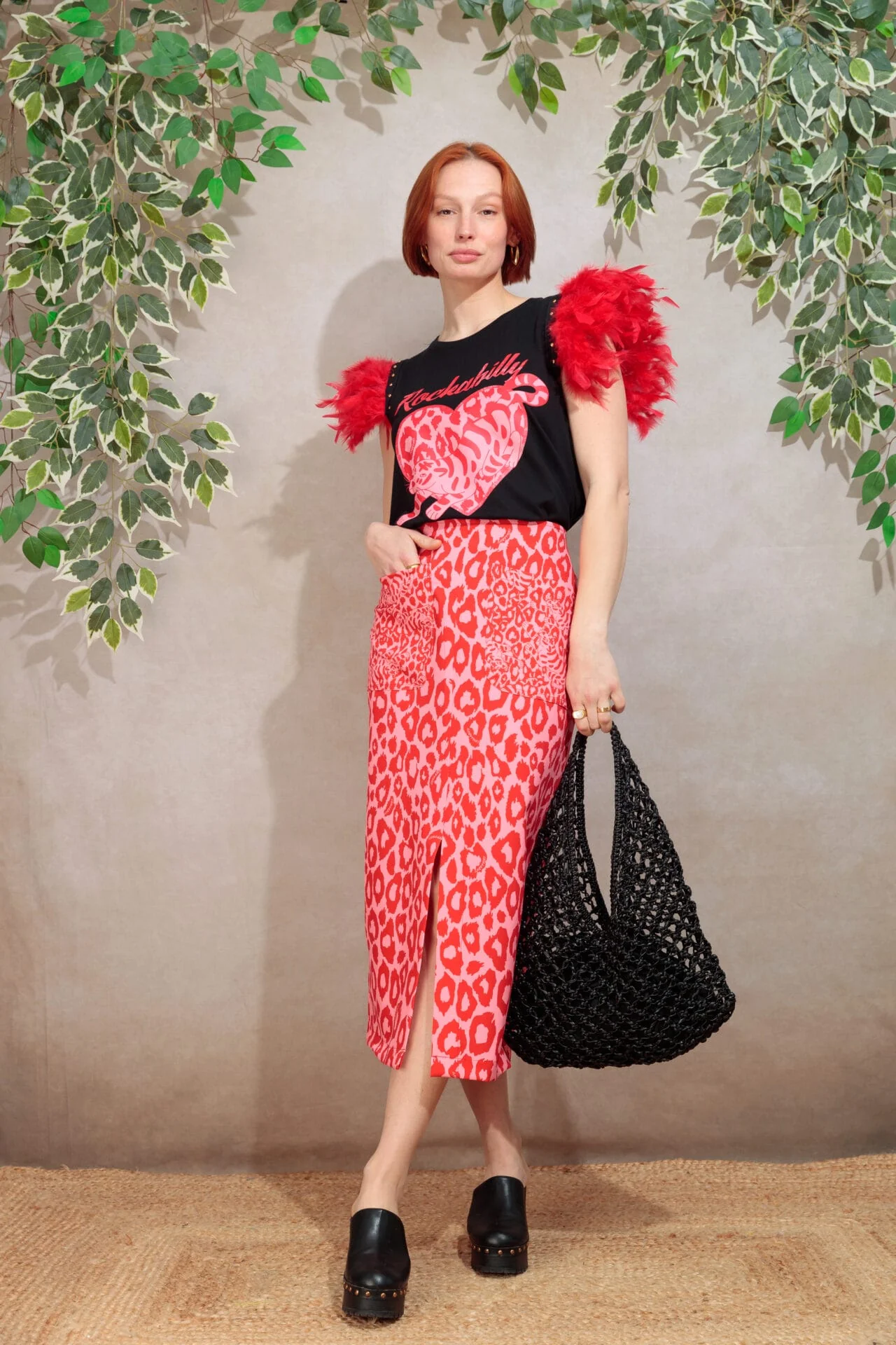 Camiseta Plumas Rockabilly - Imagen 3