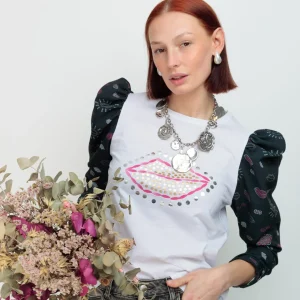 Camiseta Romance Deseo Boca