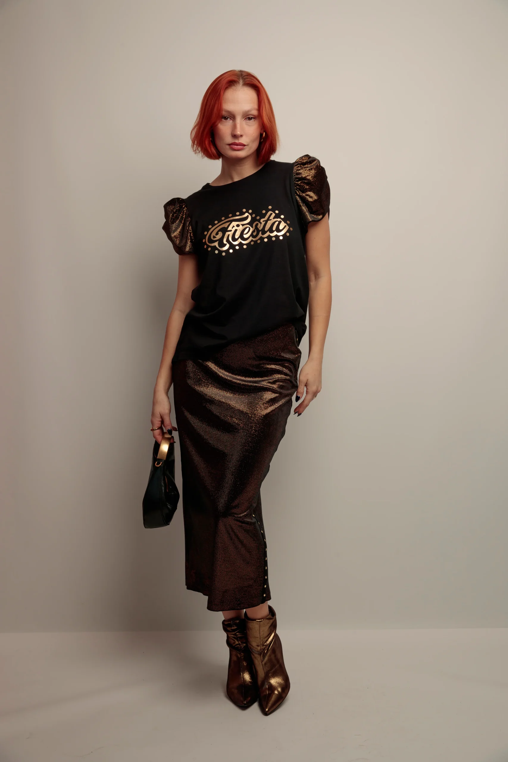 Camiseta Blow Fiesta Dorado - Imagen 4