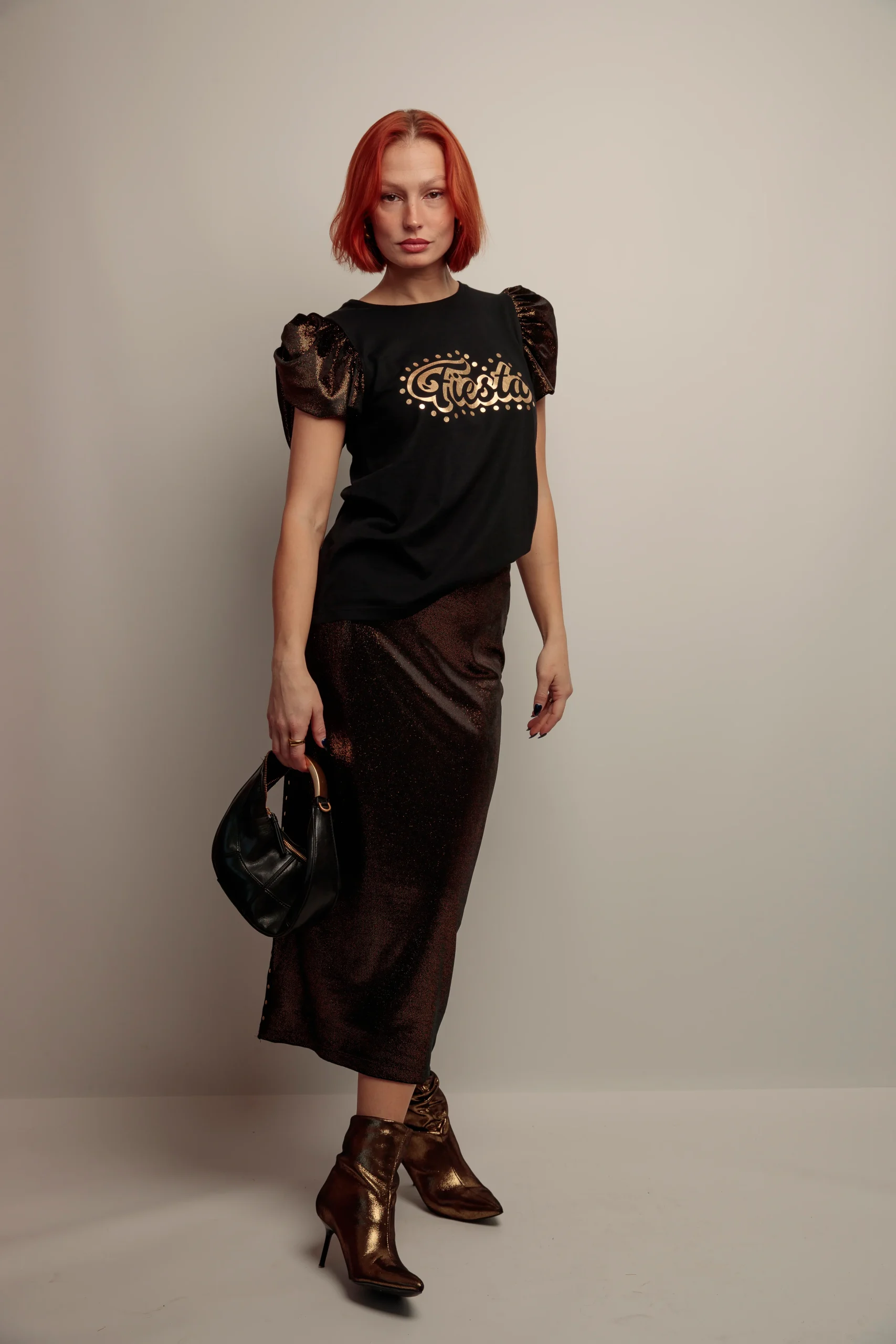 Camiseta Blow Fiesta Dorado - Imagen 5