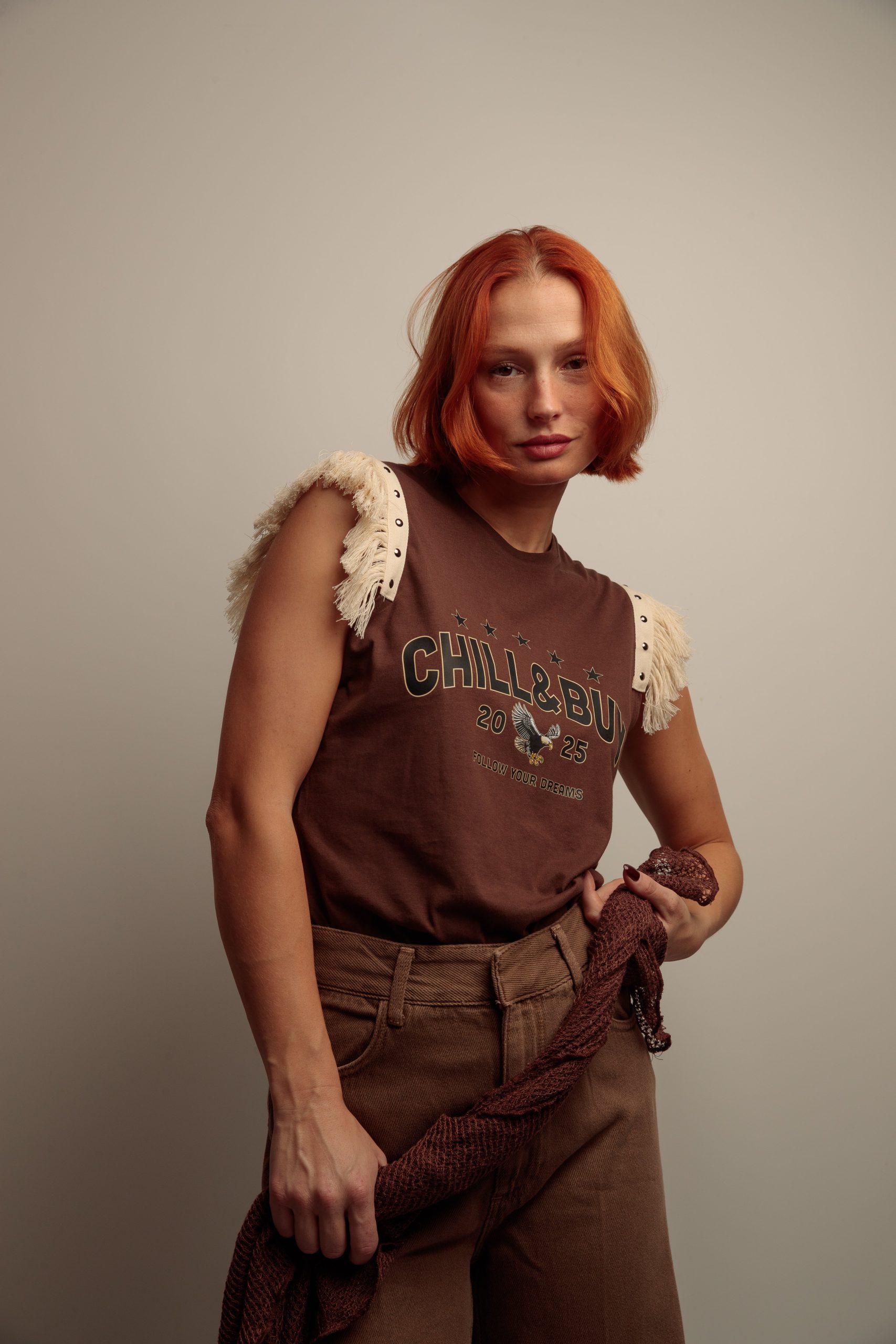 Camiseta Flecos Chill Aguila