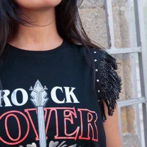 Camiseta Flecos Guitarra Lover