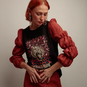 Camiseta Frunces Tigre Print